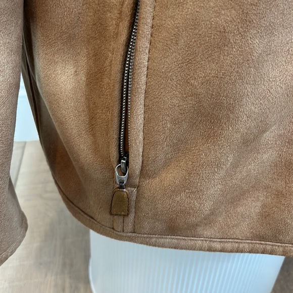 Haupt Outerwear made in Germany camel and shearling zip up inner outer pocket - Picture 5 of 15